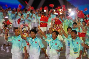 CHINA-HAINAN-SANYA-JUEGOS ASIATICOS DE PLAYA-CEREMONIA DE APERTURA