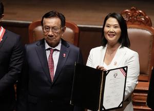 PERU-LIMA-FUJIMORI-ENTREGA DE CREDENCIALES
