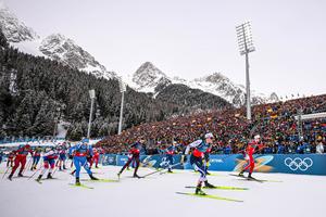 ITALIA-ANTERSELVA-JUEGOS OLIMPICOS DE INVIERNO-BIATLON-RELEVO 4x6 KM FEMENINO