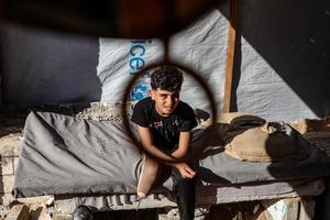 MEDIO ORIENTE-CIUDAD DE GAZA-NIÑOS DESPLAZADOS