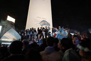 ARGENTINA-BUENOS AIRES-FUTBOL-COPA MUNDIAL DE LA FIFA 2026-AFICIONADOS-FESTEJOS