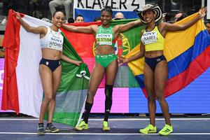 POLONIA-TORUN-ATLETISMO-CAMPEONATO MUNDIAL DE ATLETISMO EN PISTA CUBIERTA-SALTO DE LONGITUD-FEMENINO