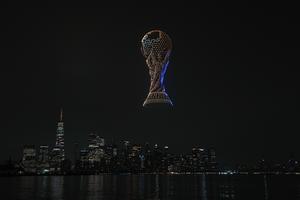 EEUU-NUEVA JERSEY-FUTBOL-COPA MUNDIAL DE LA FIFA 2026-ESPECTACULO DE LUCES CON DRONES