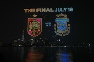 EEUU-NUEVA JERSEY-FUTBOL-COPA MUNDIAL DE LA FIFA 2026-ESPECTACULO DE LUCES CON DRONES