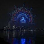 EEUU-NUEVA JERSEY-FUTBOL-COPA MUNDIAL DE LA FIFA 2026-ESPECTACULO DE LUCES CON DRONES