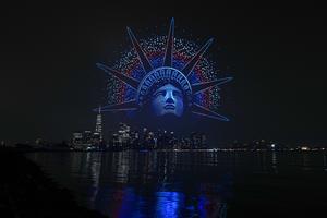 EEUU-NUEVA JERSEY-FUTBOL-COPA MUNDIAL DE LA FIFA 2026-ESPECTACULO DE LUCES CON DRONES