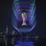 EEUU-NUEVA JERSEY-FUTBOL-COPA MUNDIAL DE LA FIFA 2026-ESPECTACULO DE LUCES CON DRONES
