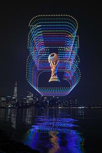 EEUU-NUEVA JERSEY-FUTBOL-COPA MUNDIAL DE LA FIFA 2026-ESPECTACULO DE LUCES CON DRONES