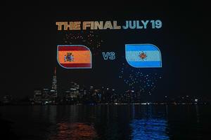 EEUU-NUEVA JERSEY-FUTBOL-COPA MUNDIAL DE LA FIFA 2026-ESPECTACULO DE LUCES CON DRONES