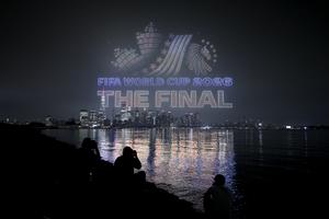 EEUU-NUEVA JERSEY-FUTBOL-COPA MUNDIAL DE LA FIFA 2026-ESPECTACULO DE LUCES CON DRONES