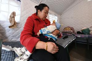 CHINA-GANSU-XIAHE-INUNDACIONES-REUBICACION
