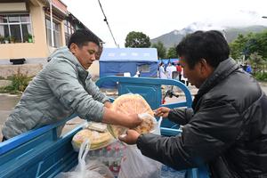 CHINA-GANSU-XIAHE-INUNDACIONES-REUBICACION