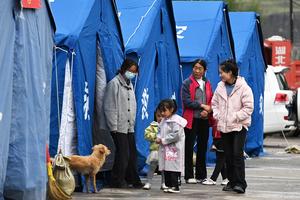 CHINA-GANSU-XIAHE-INUNDACIONES-REUBICACION