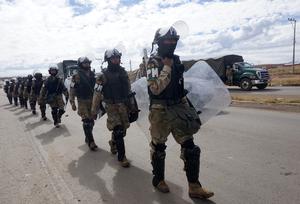 BOLIVIA-EL ALTO-BLOQUEOS