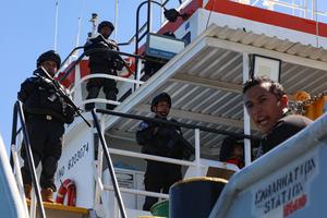 EL SALVADOR-LA UNION-PRESENTACION DE DROGA