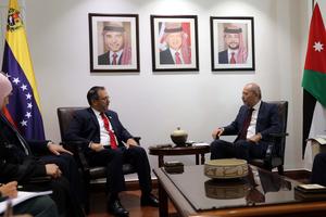 JORDANIA-AMAN-MINISTRO DE RELACIONES EXTERIORES VENEZOLANO-VISITA