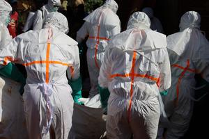 REPUBLICA DEMOCRATICA DEL CONGO-MONGBWALU-BROTE DE EBOLA-ENTIERRO