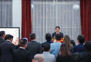 COLOMBIA-BOGOTA-CHINA-CONGRESISTAS-RECEPCION
