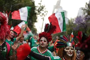 MEXICO-CIUDAD DE MEXICO-CATRINAS MUNDIALISTAS