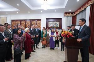 COLOMBIA-BOGOTA-CHINA-CONGRESISTAS-RECEPCION