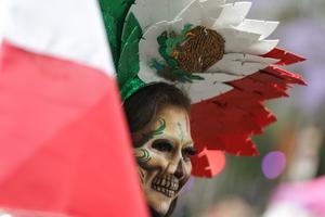 MEXICO-CIUDAD DE MEXICO-CATRINAS MUNDIALISTAS