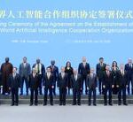 CHINA-SHANGHAI-ORGANIZACION MUNDIAL DE COOPERACION EN IA-ESTABLECIMIENTO-ACUERDO-FIRMA