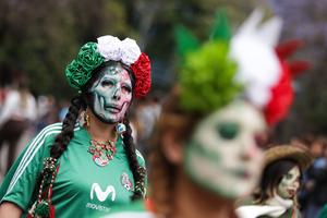 MEXICO-CIUDAD DE MEXICO-CATRINAS MUNDIALISTAS