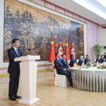 RPDC-PYONGYANG-CHINA-WANG HUNING-RECEPCION