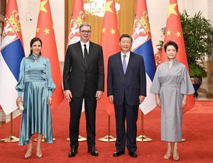 CHINA-BEIJING-XI JINPING-PRESIDENTE SERBIO-CONVERSACIONES