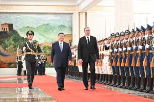 CHINA-BEIJING-XI JINPING-PRESIDENTE SERBIO-CONVERSACIONES