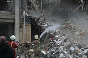 IRAN-TEHERAN-EDIFICIOS DESTRUIDOS