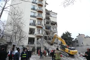 IRAN-TEHERAN-EDIFICIOS DESTRUIDOS