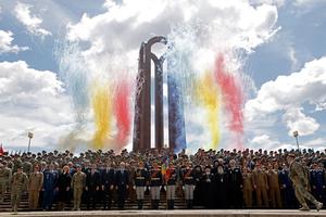 RUMANIA-BUCAREST-DIA DE LAS FUERZAS TERRESTRES