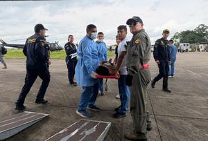 COLOMBIA-PUTUMAYO-ACCIDENTE-AVION MILITAR