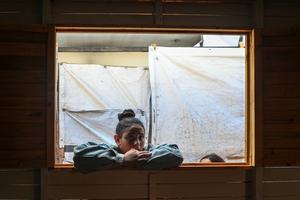 MEDIO ORIENTE-CIUDAD DE GAZA-ESCUELA DE MADERA