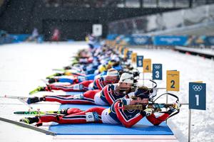 ITALIA-ANTERSELVA-JUEGOS OLIMPICOS DE INVIERNO-BIATLON-SALIDA MASIVA DE 15 KM MASCULINA