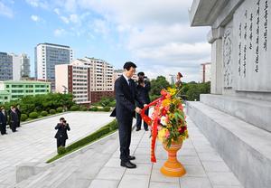 RPDC-PYONGYANG-CHINA-WANG HUNING-VISITA