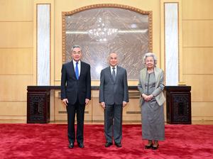 CHINA-BEIJING-WANG YI-REY DE CAMBOYA-REINA MADRE-VISITA