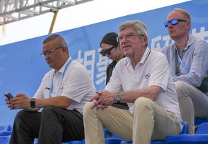 CHINA-HAINAN-SANYA-JUEGOS ASIATICOS DE PLAYA-VOLEIBOL DE PLAYA-THOMAS BACH