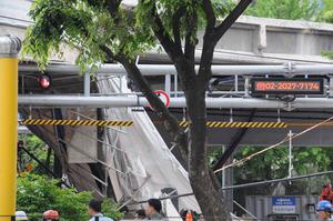 REPUBLICA DE COREA-SEUL-ACCIDENTE POR COLAPSO DE PASO ELEVADO