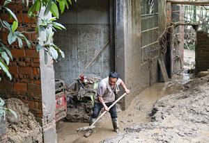 CHINA-CHONGQING-INUNDACION-RESCATE