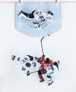 ITALIA-MILAN-JUEGOS OLIMPICOS DE INVIERNO-HOCKEY SOBRE HIELO-MACULINO-SEMIFINAL DE CLASIFICACION-CANADA VS FINLANDIA