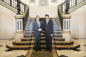 TAILANDIA-BANGKOK-PRIMER MINISTRO TAILANDES-CHINA-WANG YI-REUNION