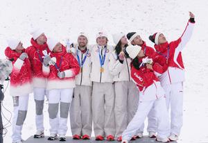 ITALIA-LIVIGNO-JUEGOS OLIMPICOS DE INVIERNO-ESQUI ACROBATICO-AERIALS POR EQUIPOS MIXTOS-FINAL