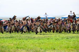 CHINA-MONGOLIA INTERIOR-XILIN GOL-FESTIVAL NAADAM-INAUGURACION