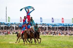 CHINA-MONGOLIA INTERIOR-XILIN GOL-FESTIVAL NAADAM-INAUGURACION