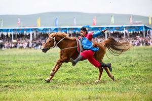 CHINA-MONGOLIA INTERIOR-XILIN GOL-FESTIVAL NAADAM-INAUGURACION