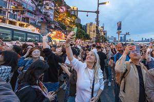 CHINA-CHONGQING-TURISMO-SENTIDO DE SEGURIDAD CHINO