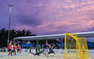 CHINA-HAINAN-SANYA-JUEGOS ASIATICOS DE PLAYA-BALONMANO DE PLAYA-RONDA PRELIMINAR MASCULINA-GRUPO B-TAILANDIA VS MALDIVAS