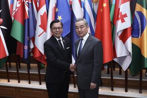 TAILANDIA-BANGKOK-CHINA-MINISTROS DE RELACIONES EXTERIORES-TERCER MECANISMO DE CONSULTA-REUNION